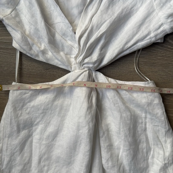 NEW Dissh TINA WHITE TWIST MIDI DRESS 6 - Picture 10 of 10